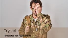  Presentation with face pain - Presentation with hispanic-young-man-wearing-camouflage background and a coral colored foreground