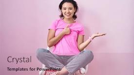  Presentation with hand palm - 