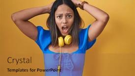  Presentation with woman hands open - 