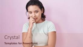  Presentation with pink nails - 