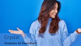  Presentation with woman hands open - 