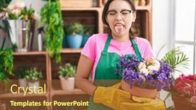  Presentation with young plant - 