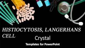  Presentation with disease - Presentation theme featuring histiocytosis-langerhans-cell-text background and a black colored foreground