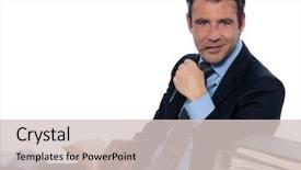  Presentation with professor - Colorful slide deck enhanced with historian - man caucasian teacher professor lecturing backdrop and a  colored foreground