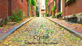  Presentation with neighborhood - Amazing slide set having historic acorn street at beacon backdrop and a coral colored foreground