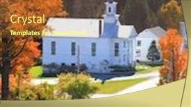  Presentation with west - Colorful PPT layouts enhanced with historic-church-in-west-barnet backdrop and a tawny brown colored foreground