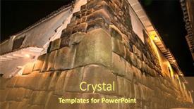  Presentation with colonial - Colorful theme enhanced with historic-colonial-buildings backdrop and a tawny brown colored foreground