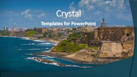  Presentation with scenic - Amazing slides having ancient ship - scenic view of historic colorful backdrop and a teal colored foreground