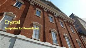  Presentation with ford - Beautiful slides featuring historic ford theater national park backdrop and a tawny brown colored foreground