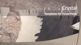  Presentation with nevada - Beautiful presentation featuring historic hoover dam in southern backdrop and a gray colored foreground