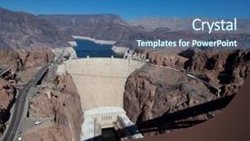  Presentation with colorado - Presentation theme having historic hoover dam background and a ocean colored foreground