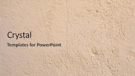  Presentation with cement paint - PPT theme having historic paints - cement wall with paint covering background and a lemonade colored foreground