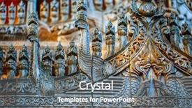  Presentation with wooden - Presentation design consisting of historic shwenandaw buddhist monastery background and a gray colored foreground