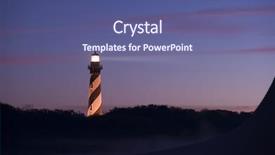 Presentation with history - Presentation having historic st augustine florida lighthouse background and a ocean colored foreground