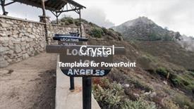  Presentation with inspiration - PPT theme with historic viewing tubes at inspiration background and a gray colored foreground