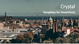  Presentation with united kingdom - Audience pleasing slide set consisting of historical architectures united kingdom backdrop and a gray colored foreground