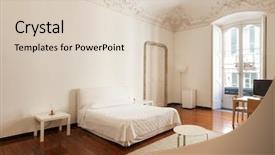  Presentation with hotel - Beautiful slide set featuring historical buildings - beautiful hotel in historic building backdrop and a lemonade colored foreground