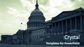  Presentation with united states - Presentation consisting of historical character - capitol - washington dc united background and a  colored foreground