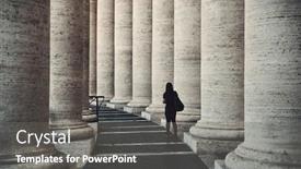  Presentation with vatican - Amazing PPT layouts having historical-corridor-in-vatican-city backdrop and a gray colored foreground
