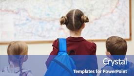  Presentation with medical for kids - Amazing presentation theme having historical map while visiting museum backdrop and a ocean colored foreground