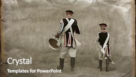  Presentation with world war 1 - Cool new slides with historical military reenacting crimean war backdrop and a  colored foreground