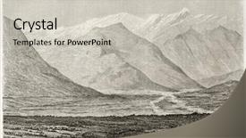  Presentation with old - Presentation theme with historical painting - noukha valley nowadays shaki old background and a  colored foreground