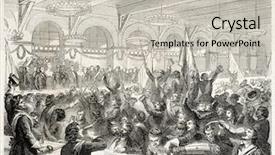  Presentation with painting old - Cool new slide deck with historical painting - university of berlin jubilee old backdrop and a light gray colored foreground