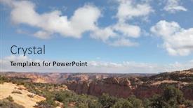 Presentation with navajo - Colorful theme enhanced with historical-relic-navajo-monument-colossal backdrop and a  colored foreground