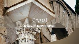  Presentation with cordoba - Amazing presentation theme having historical-ruin-of-medina-azahara backdrop and a gray colored foreground