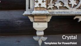  Presentation with trim - Beautiful presentation featuring historical wallpainting - fragments of the carved wooden backdrop and a wine colored foreground