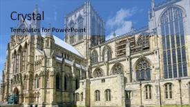  Presentation with england - Cool new PPT theme with historty post british - york minster york england backdrop and a teal colored foreground