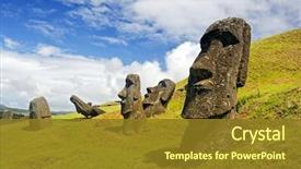  Presentation with volcano - Cool new PPT theme with european beaver in wildlife nature backdrop and a gray colored foreground