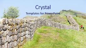  Presentation with history england - Cool new presentation with great britain history - hadrian's wall northumberland england backdrop and a sky blue colored foreground