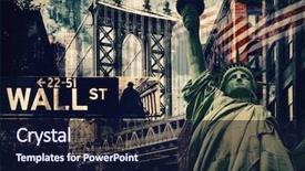  Presentation with new york - PPT theme with history - new york city collage including background and a wine colored foreground