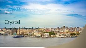  Presentation with history - Presentation having history - panorama general view of old background and a light blue colored foreground