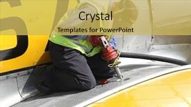  Presentation with refuelling - PPT theme featuring raf - refuelling background and a yellow colored foreground