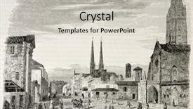  Presentation with france history - Beautiful PPT layouts featuring history archiecture - bordeaux old view france created backdrop and a light gray colored foreground