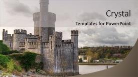  Presentation with cork - PPT theme enhanced with history astronomy - blackrock castle and observarory background and a light gray colored foreground