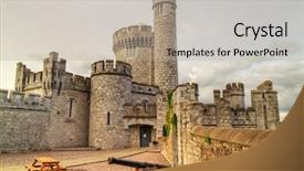  Presentation with cork - Cool new PPT theme with history astronomy - blackrock castle and observarory backdrop and a mint green colored foreground