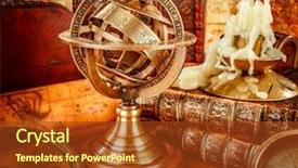  Presentation with life history - Beautiful presentation theme featuring history astronomy - vintage still life vintage old backdrop and a tawny brown colored foreground