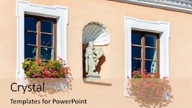  Presentation with math square root - Cool new presentation theme with history barok - square in stribro czech republic backdrop and a lemonade colored foreground