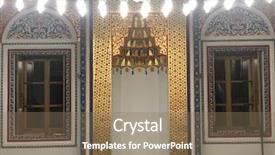  Presentation with ramadan - Presentation theme with history bosnia - lights in the mosque durrin background and a coral colored foreground