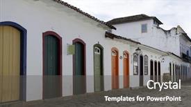  Presentation with brazils rio negro river - Colorful slide deck enhanced with history brazil - paraty rio de janeiro backdrop and a dark gray colored foreground