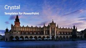  Presentation with history - Cool new PPT layouts with history clothing - cloth hall in krakow poland backdrop and a  colored foreground