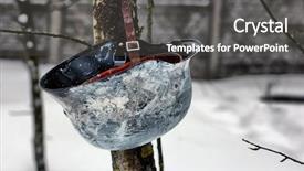  Presentation with battle history - Slides with history cold war - german battle helmet m35 1935 background and a  colored foreground