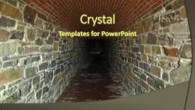  Presentation with cold war - Amazing presentation having history cold war - scary tunnel into the depths backdrop and a  colored foreground