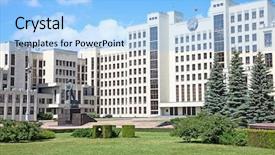  Presentation with independence - Beautiful presentation featuring history ditadura - parliament building on the independence backdrop and a light blue colored foreground