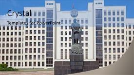  Presentation with independence - Amazing theme having history ditadura - parliament building on the independence backdrop and a teal colored foreground