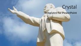  Presentation with stalin - Colorful PPT theme enhanced with history ditadura - stalin backdrop and a light blue colored foreground