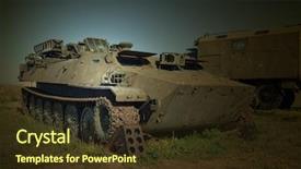  Presentation with base - PPT theme consisting of history economic - abandoned military base near kiev background and a  colored foreground